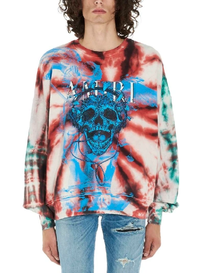 Shop Amiri Skull Sweatshirt In Multicolor