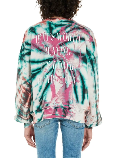 Shop Amiri Skull Sweatshirt In Multicolor