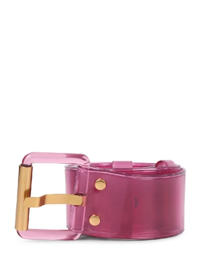 Marc Jacobs Pink Jelly Belt In Pink