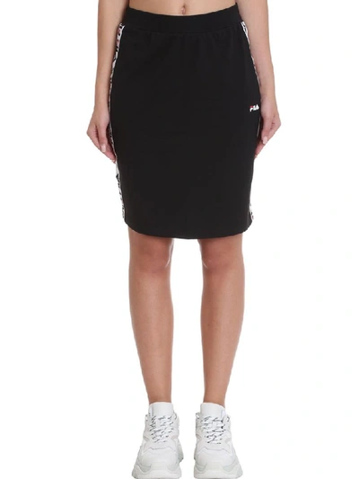Shop Fila Maha Skirt Skirt In Black Tech/synthetic