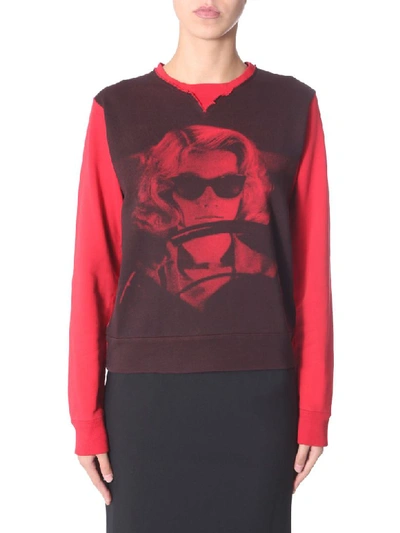 Shop N°21 Crew Neck Sweatshirt In Rosso