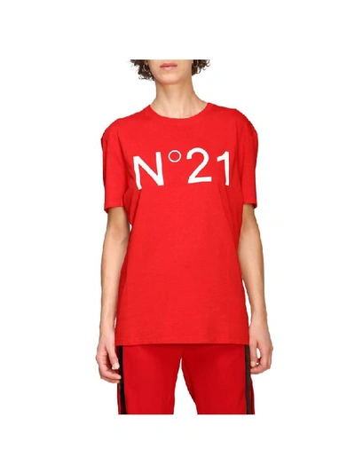 Shop N°21 N° 21 T-shirt T-shirt Women N° 21 In Red