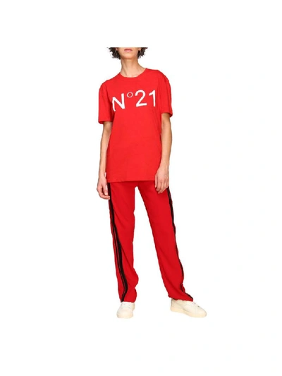 Shop N°21 N° 21 T-shirt T-shirt Women N° 21 In Red