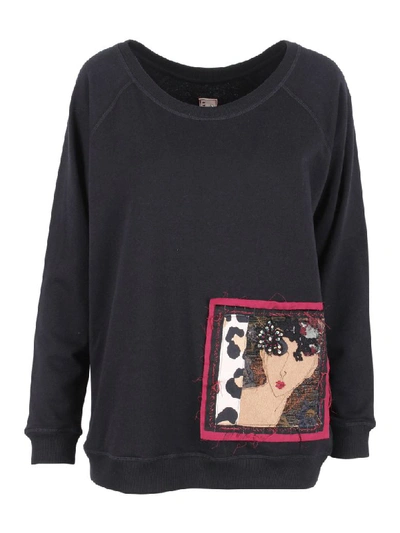Shop Antonio Marras Cotton Sweatshirt In Black