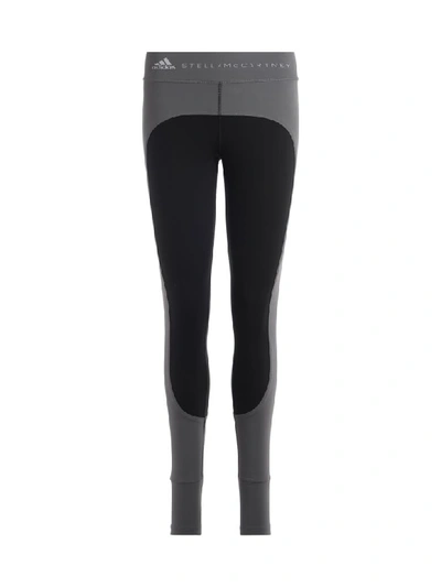 Shop Stella Mccartney Adidas Leggings By  Tight Black And Gray Color In Multicolor
