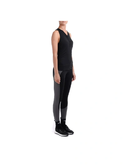 Shop Stella Mccartney Adidas Leggings By  Tight Black And Gray Color In Multicolor