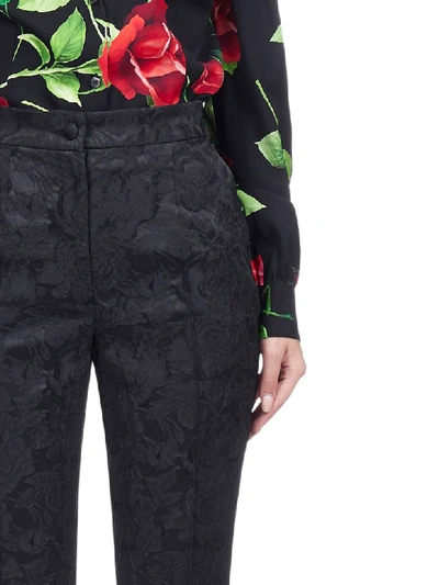 Shop Dolce & Gabbana Trousers In Nero