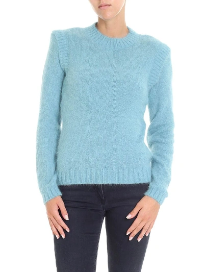 Shop Alberta Ferretti Sweater In Azure