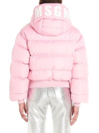 Shop Msgm Jacket In Pink