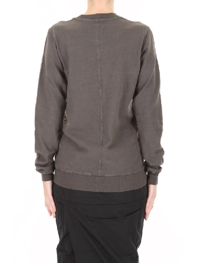 Shop Drkshdw Crew Neck Sweatshirt In Dark Dust (brown)