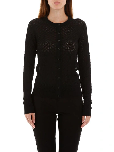 Shop Dolce & Gabbana Knit Cardigan In Nero (black)