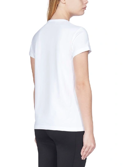 Shop Givenchy Logo Cotton T-shirt In White