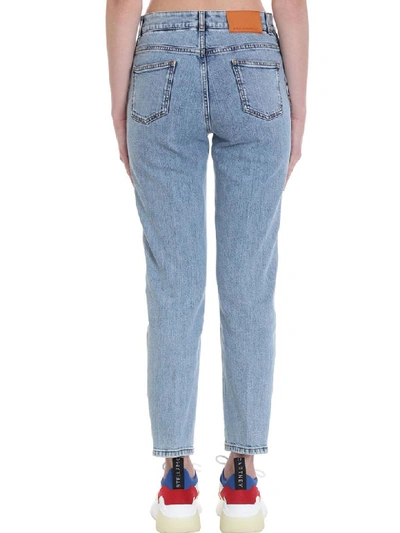 Shop Stella Mccartney Jeans In Cyan Denim