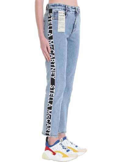 Shop Stella Mccartney Jeans In Cyan Denim