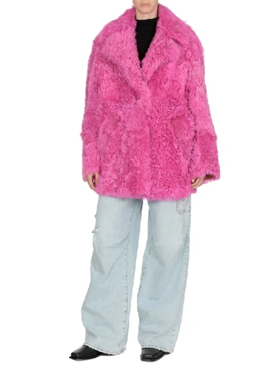 Shop Off-white Kalgan Coat In Fuchsia