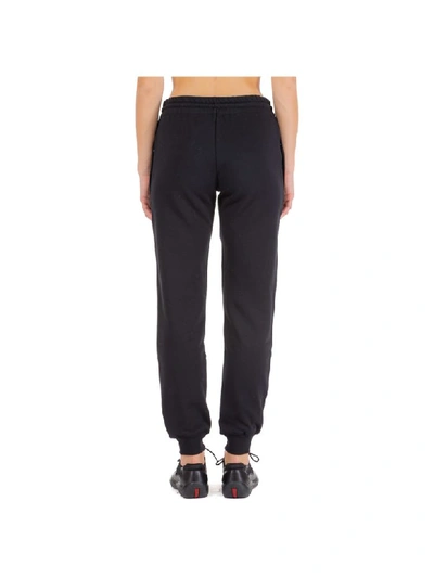 Shop Moschino Double Question Mark Tracksuit Bottoms In Nero
