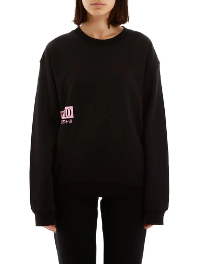 Shop Muf10 Moon Map Sweatshirt In Black (black)