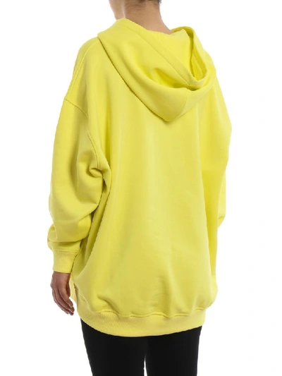 Shop Givenchy Hoodie In Bright Yellow