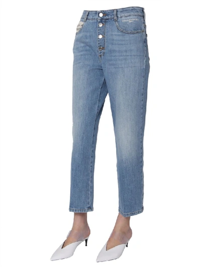 Shop Stella Mccartney Boyfriend Fit Jeans In Blu