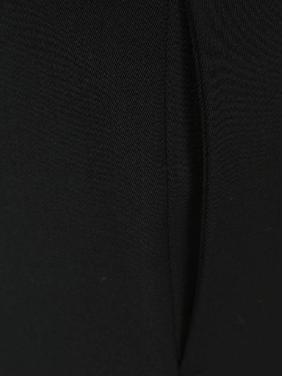 Shop Balenciaga High Waisted Tailored Trousers In Black