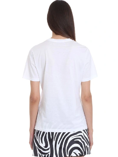 Shop Versace T-shirt In White Cotton