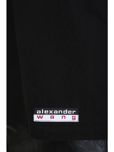 Shop Alexander Wang T T-shirt In Black Cotton