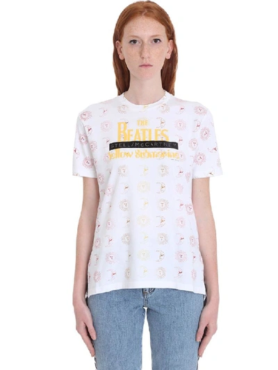 Shop Stella Mccartney All Together Now T-shirt In White Cotton