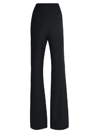 Shop Alexander Mcqueen Flared Trousers In Black