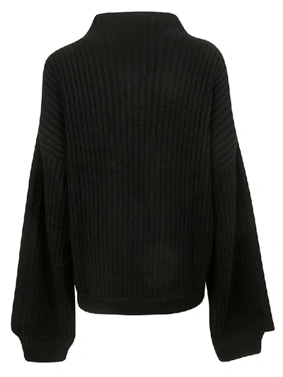 Shop Saverio Palatella Oversized Sweater In Black