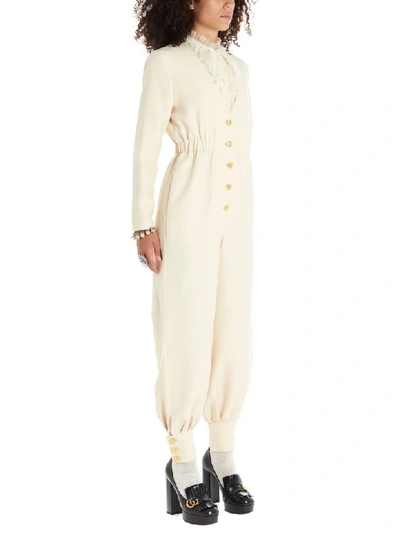 Shop Gucci Jumpsuits In White