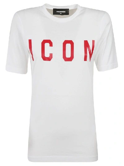 Shop Dsquared2 Icon T-shirt In White