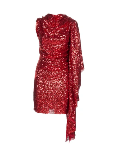 Shop Paula Knorr Dress In Red