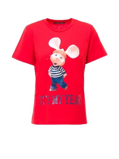 Shop Alberta Ferretti T-shirt In Red