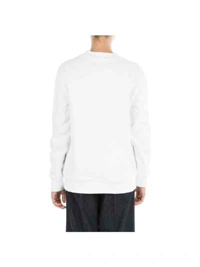 Shop Versace Sweatshirt In Bianco