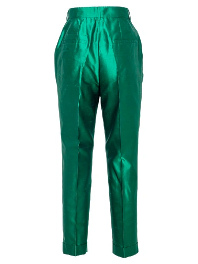 Shop Dolce & Gabbana Pantaloni In Verde Muschio Chiaro