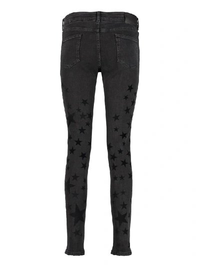 Shop Stella Mccartney Decorative Stars Jeans In Grey