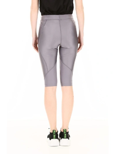 Shop Alyx Short Leggings In Grey (grey)