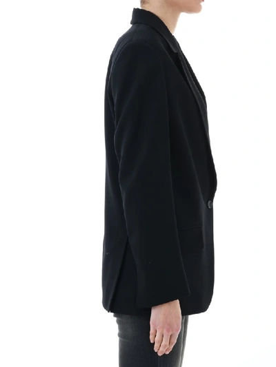 Shop Stella Mccartney Jacket Macramè Black