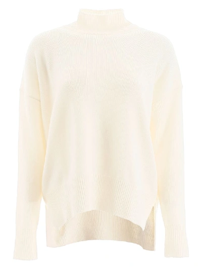Shop Jil Sander Cashmere Pullover In Natural (white)