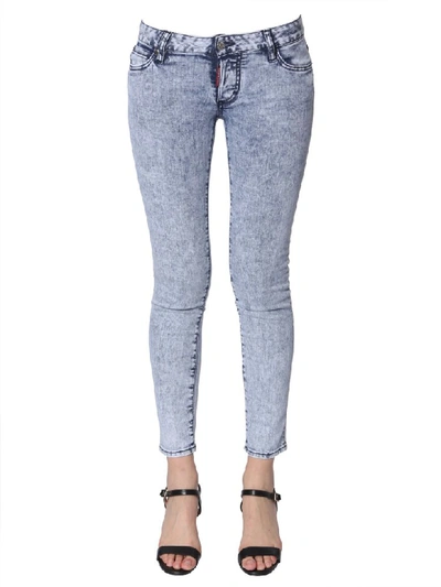 Shop Dsquared2 Jennifer Fit Jeans In Blu