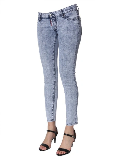 Shop Dsquared2 Jennifer Fit Jeans In Blu