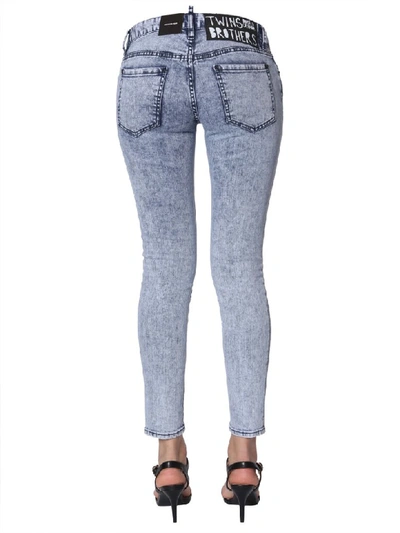 Shop Dsquared2 Jennifer Fit Jeans In Blu