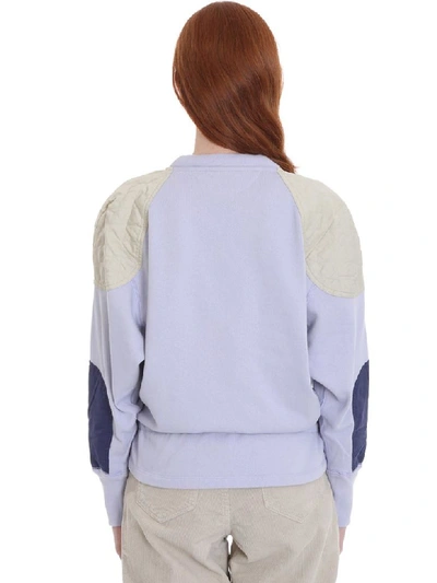 Shop Isabel Marant Étoile Nifen Sweatshirt In Viola Cotton