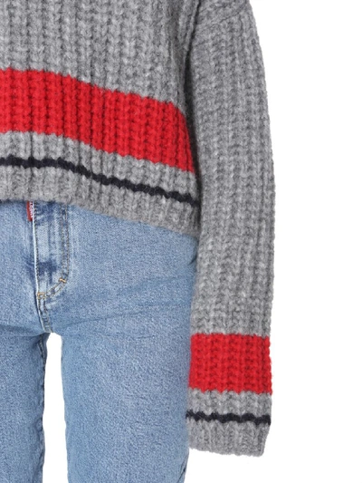 Shop Dsquared2 Turtleneck Sweater In Grigio