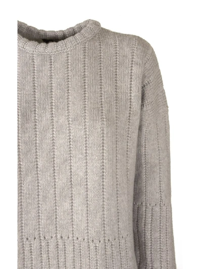 Shop Loro Piana Girocollo Regents Sweater Cashmere In Sirio Melange