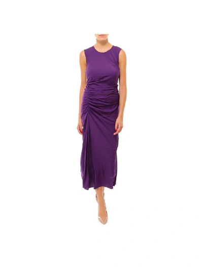 Shop Theory Twisted Dress In Purple