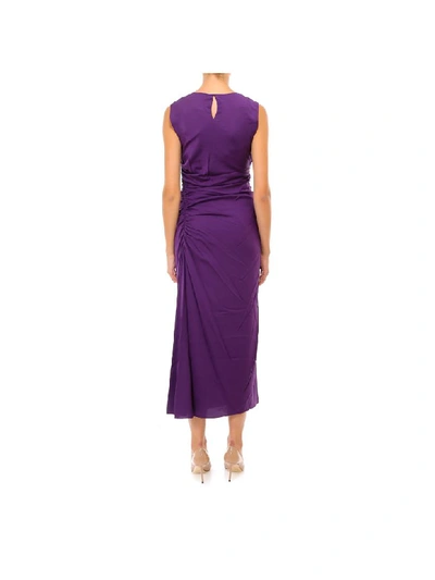 Shop Theory Twisted Dress In Purple