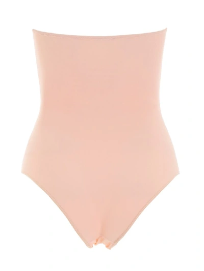 Shop Oseree Swimsuit With Feathers In Pink (pink)