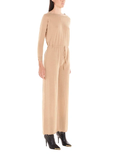 Shop Stella Mccartney All In One Jumpsuit In Beige