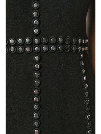 Shop Michael Michael Kors Mini Dress With Studs In Black (black)